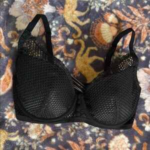 Victoria's Secret Black Lace Bra with Underwire Support